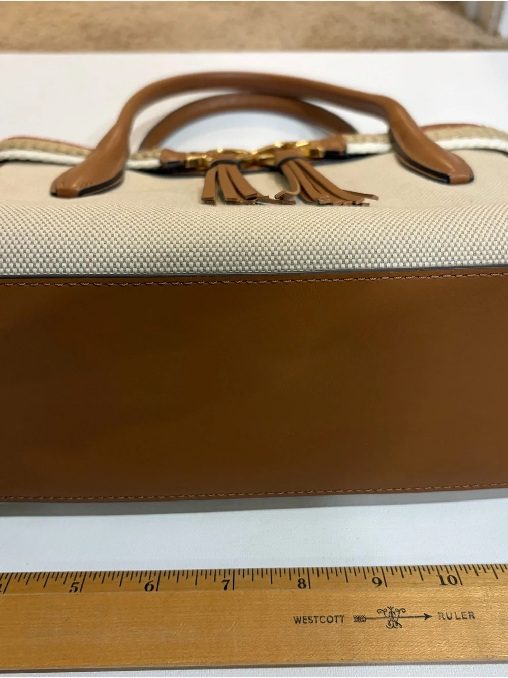 kate spade cream canvas